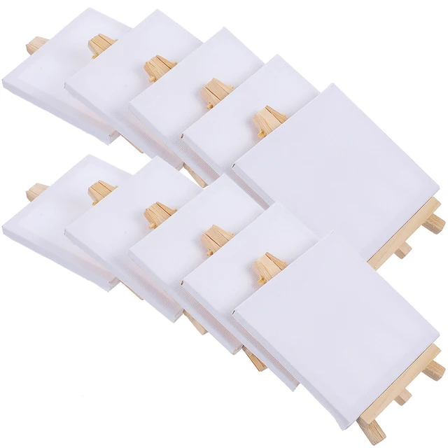 10 Sets Wooden Canvas Frame Easel Kit 8x15 Oil Painting Stand 10x10 Picture Frame Tools Craft Project Beginner for painting 5