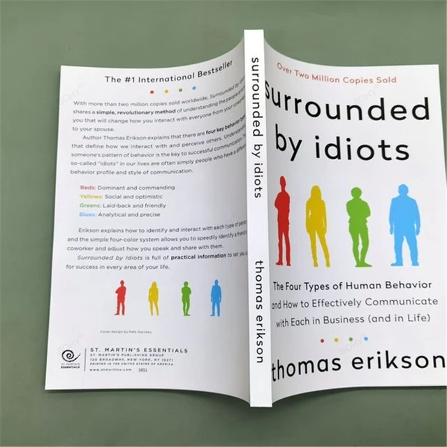 Surrounded By Idiots The Four Types of Human Behavior By Thomas Erikson  English Book Bestseller Novel - AliExpress