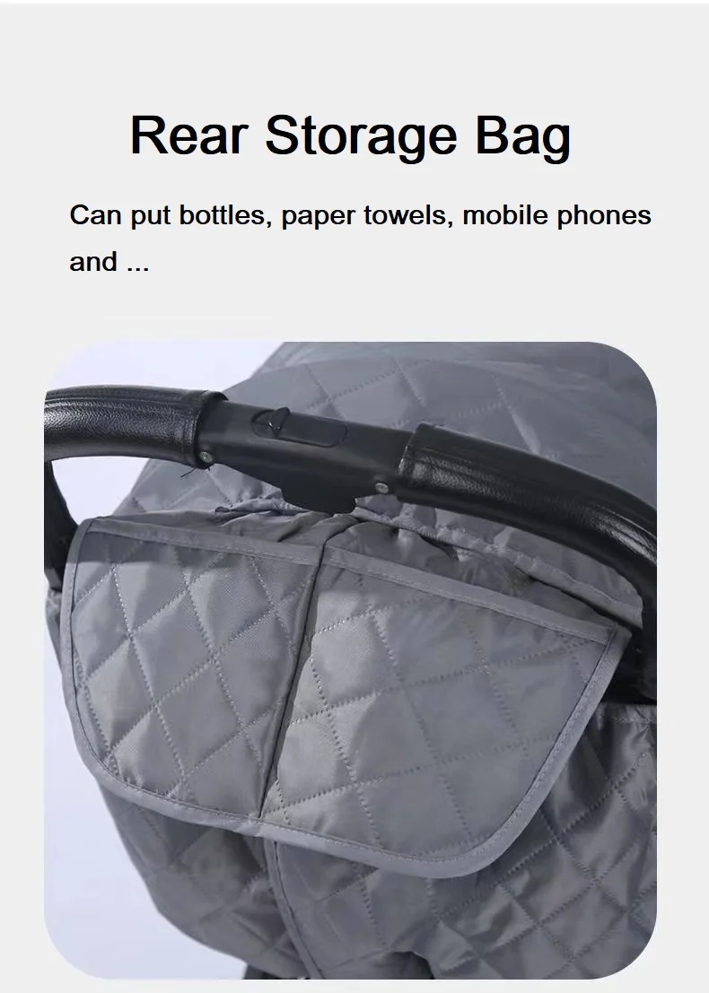 Universal Waterproof Winter Thicken RainCover Pushchairs Raincoat Full Cover Wind Dust Shield for Baby Stroller Accessories_voghion.com