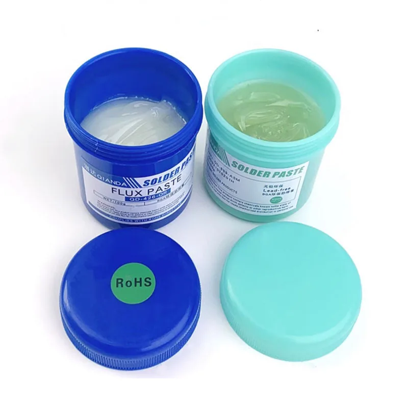 

BGA Welding Flux Soldering Paste Mobile Phone Chip Soldering Repair Circuit Board Soldering Lead-Free PCU Soldering Oil Push Rod