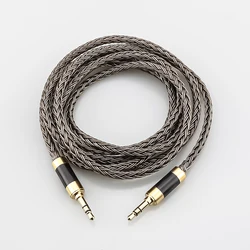 16 Core 7N OCC Mini trs jack 3.5 male to 3.5 mm stereo aux male audio input cable speaker line  for Headphone sound pc earpiece