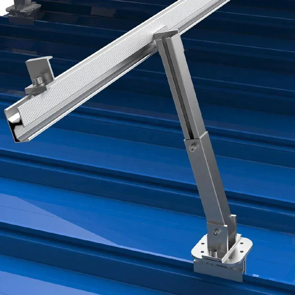 Staffe Regolabili Per Pannelli Solari In Alluminio - Supporto Angolabile 0-60° Per Tetti, Camper, Barche | Aumenta Efficienza 30% - Foto 12