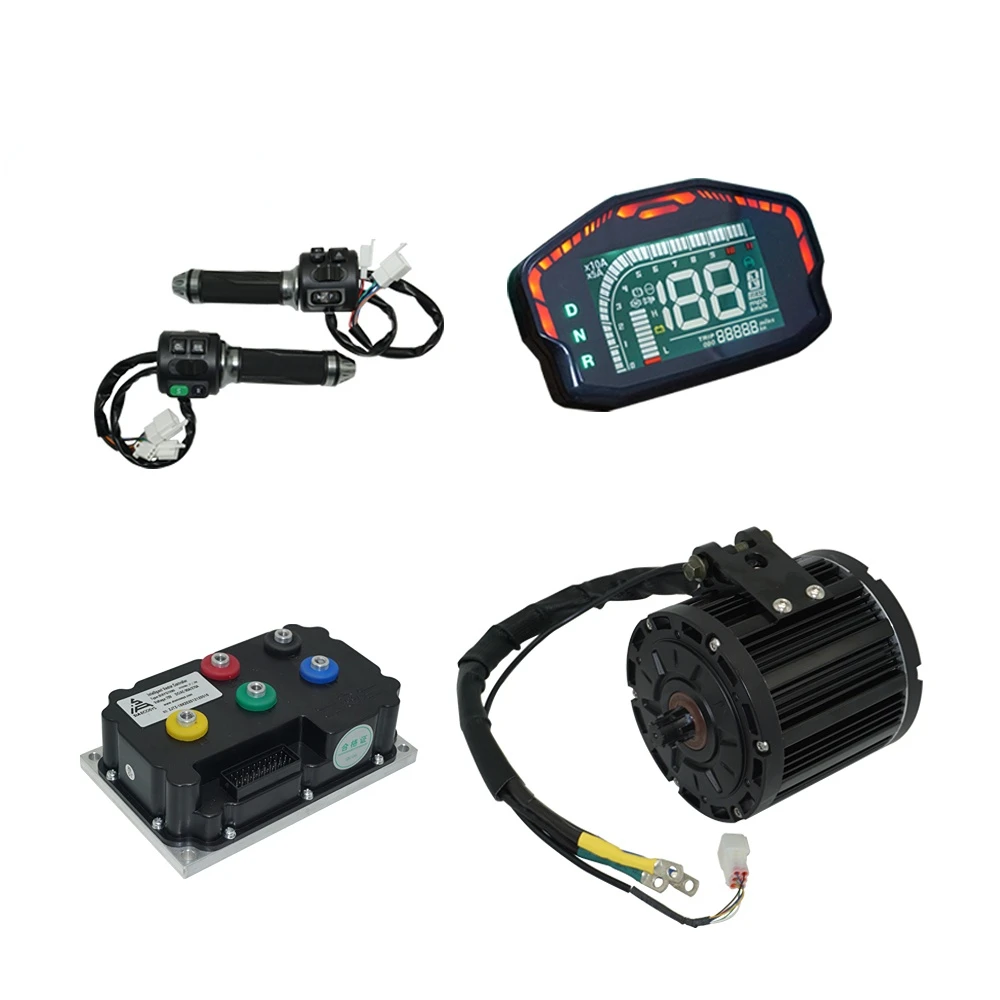Kit 7500W QS138 90H 120 140KMPH IPM Mid Drive Motor Kits with Far Drive