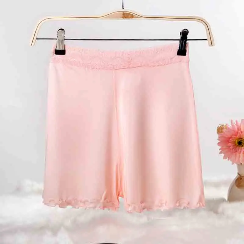 Women Safety Shorts Silk Leggings Underwear Culottes Pyjama Bottoms