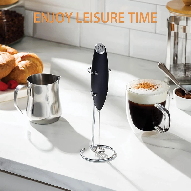 Powerful Milk Frother for Coffee with Upgraded Titanium Motor