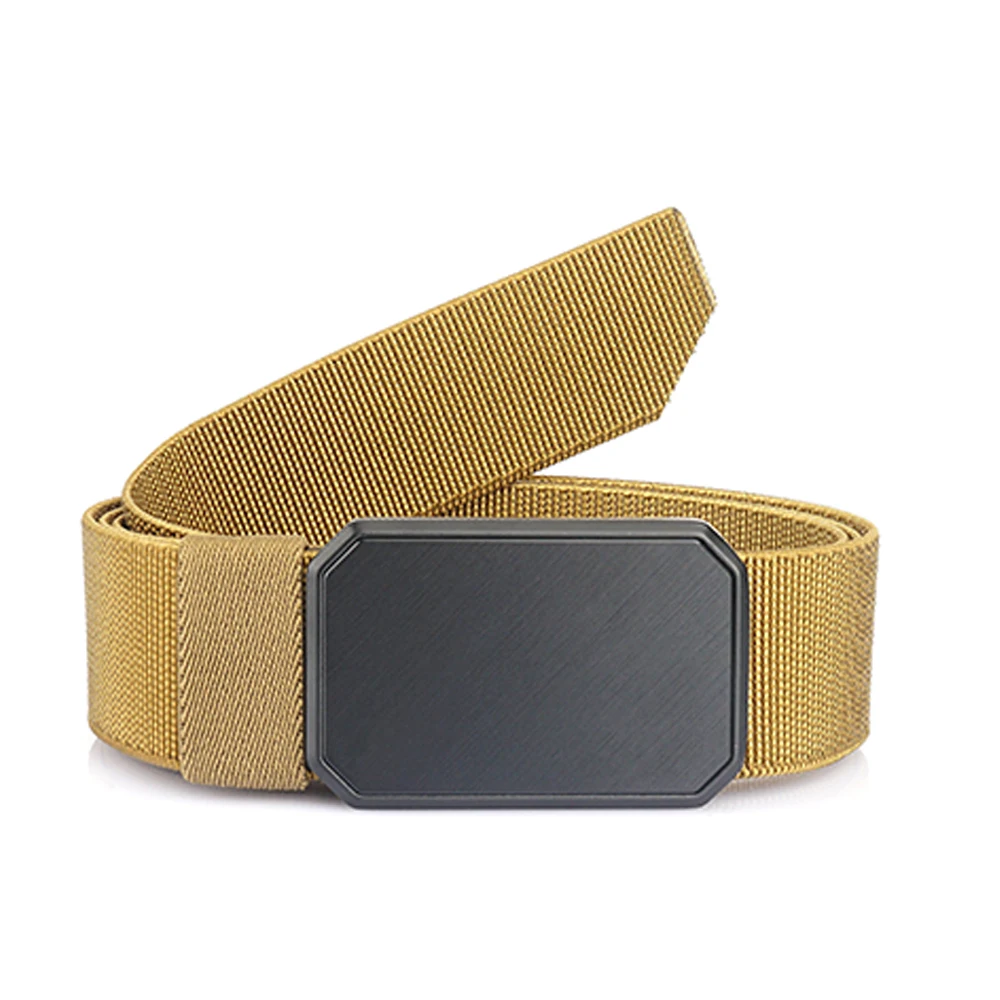 TUSHI Herren Elastischer Gürtel mit Automatischer Metallschnalle, Langlebiger Taktischer Gürtel, Cowboy Outdoor Armeegürtel, Jagdgürtel, Jeansgürtel – Detail 13