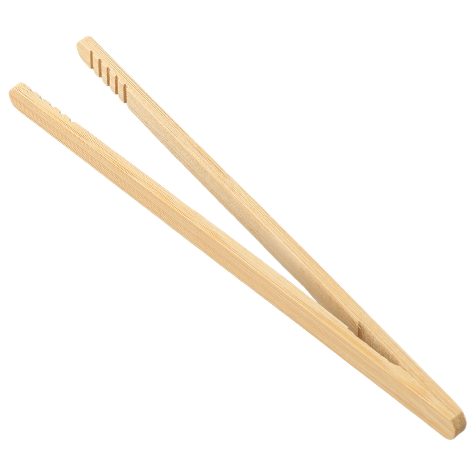 2PCS 18cm Wood Tong Tea Clips Wooden Food Toast Salad Tongs Toaster BaconSugar Ice Tea Straight Clips Kitchen Teaware