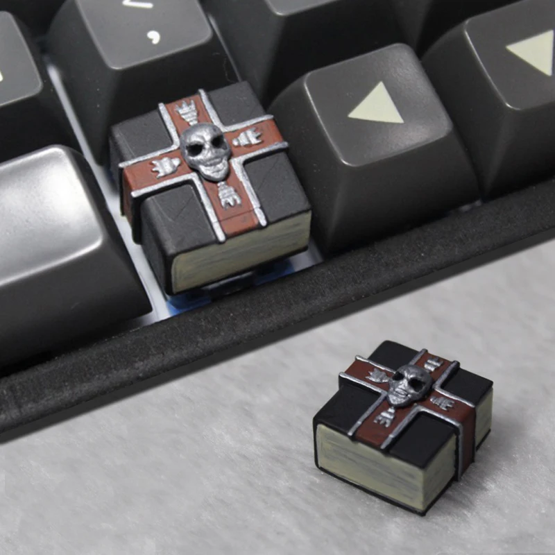 

DIY Creative Stereo Book Key Cap Cherry Mx Switch Game Mechanical Keyboard R4 ESC Cross Axle Customized Key Cap