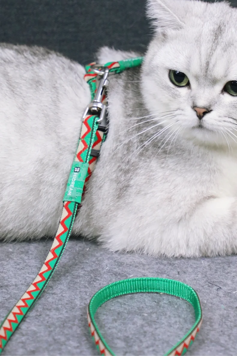 Cat-Leash-And-Cat-Harnesses-Nylon-Suspenders-Set-Adjustable-I-block ...