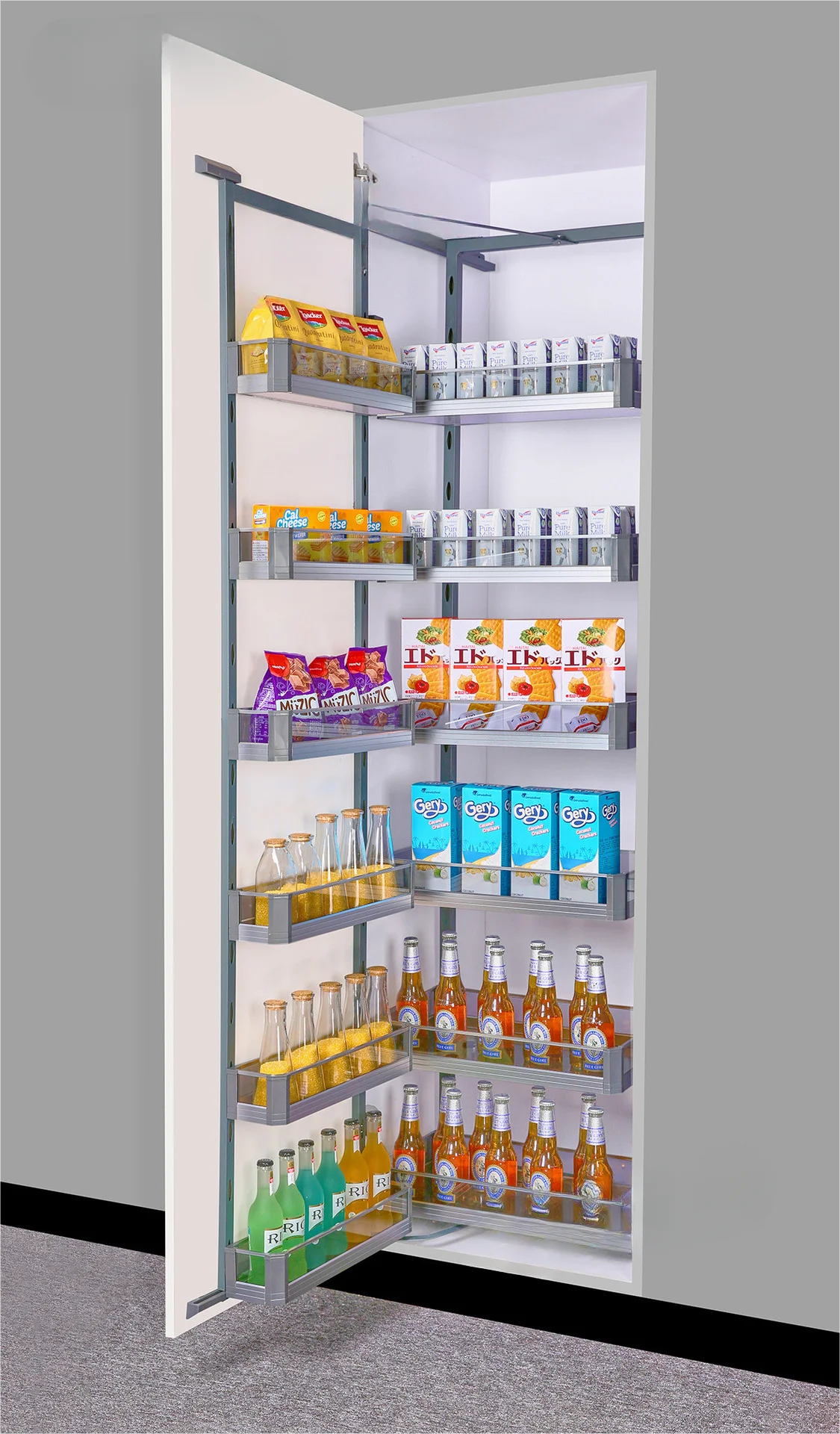 Basket Kitchen Cabinet Multi-layer Snack Cabinet Basket