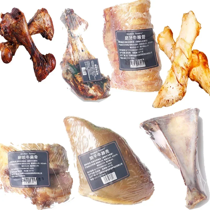 Dog Snacks Air-dried Cow Hooves Beef Throat Crispy Beef Stick Bones That Are Resistant Chewing Grinding Teeth Dog Snacks