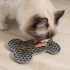 1PC Bone Silicone Licking Pad Slow Food For Dogs Slow Food Pad For Pets Slow Feeding Pet Training 3