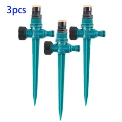 Enhanced Adjustable 360° Rotating Garden Irrigation System (3pcs Green)