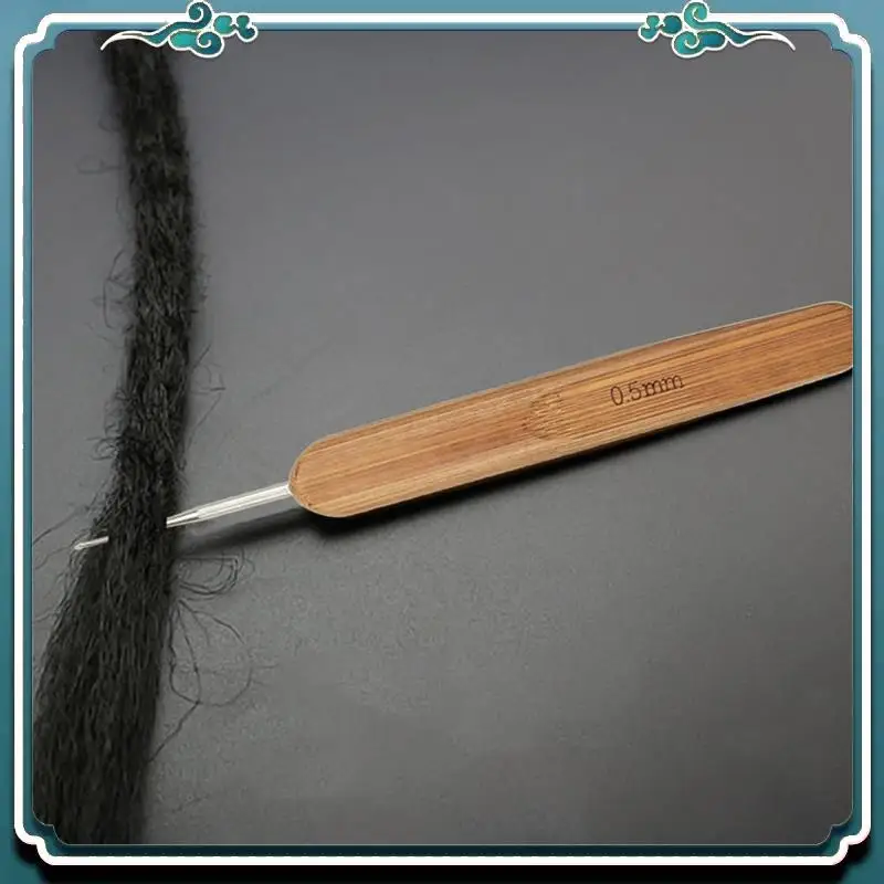 Premium 10PCS Dreadlock Crochet Hook Tool, Dreadlocks Crochet Hooks For Hair Wood, Dreadlock Hook Tool
