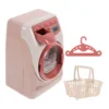 Play House Washing Machine Mini Portable Washer Plaything Pretend Toy Plastic Appliance Child Kids Early Educational Simulation 2