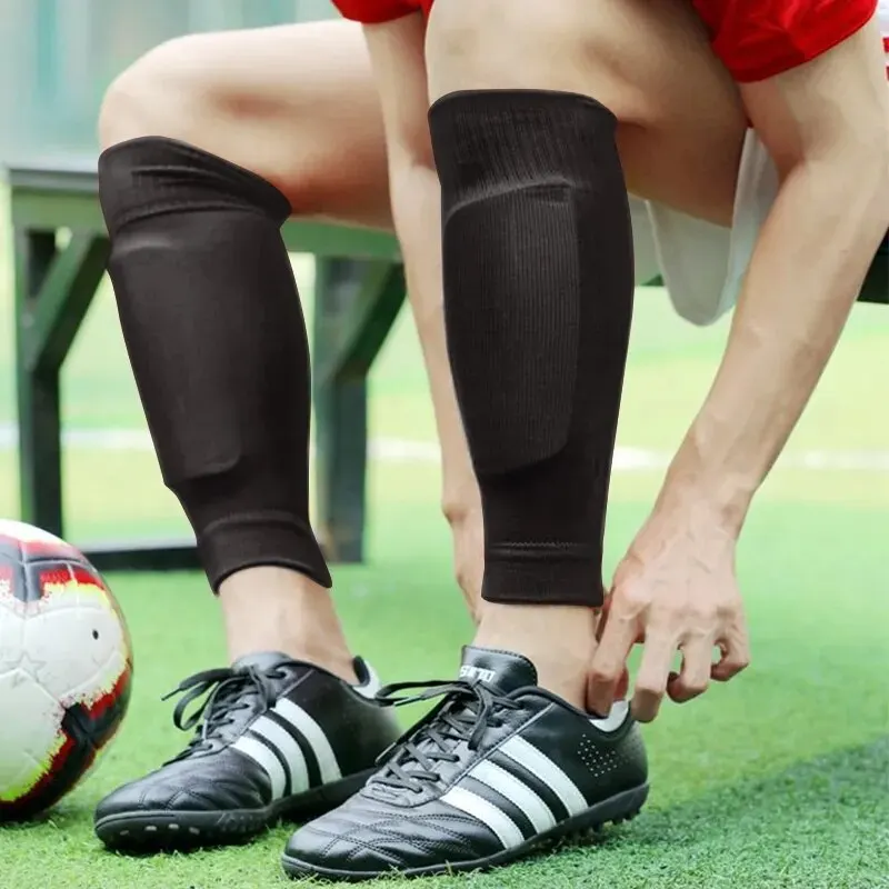 1 Pair Sports Soccer Shin Guard Pad Sleeve Sock For Adult Teens Children Leg Protective Support Football Compression Calf Sleeve,shin guard pads,soccer shin guards
