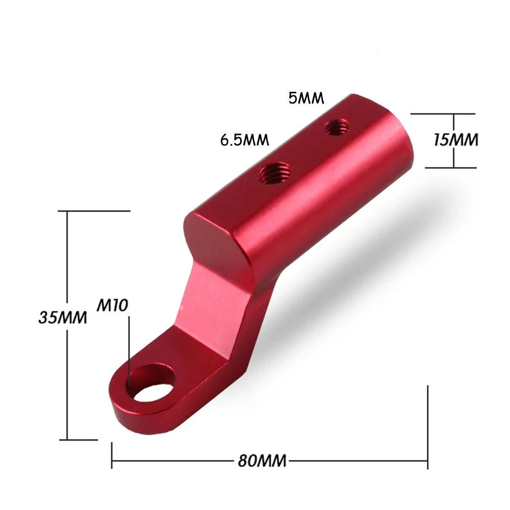 Motorcycle Mirror Motorcycle Mirrors Motorcycle Mirror Mount Motorcycle Mirror Bracket Rearview Mirror Expander Bracket Universal Adapter Holder Motorbike Accessories Mount for Triumph Suzuki Kawasaki