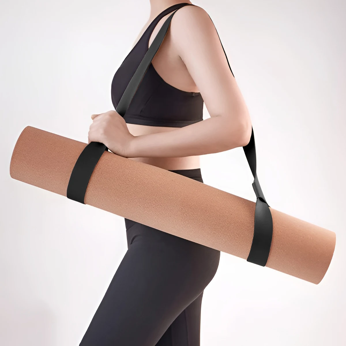 Adjustable Yoga Mat Strap Belt Shoulder Carry Belt Sports Sling Exercise Stretch Fitness Elastic Yoga Equipment yoga strap aerial yoga strap