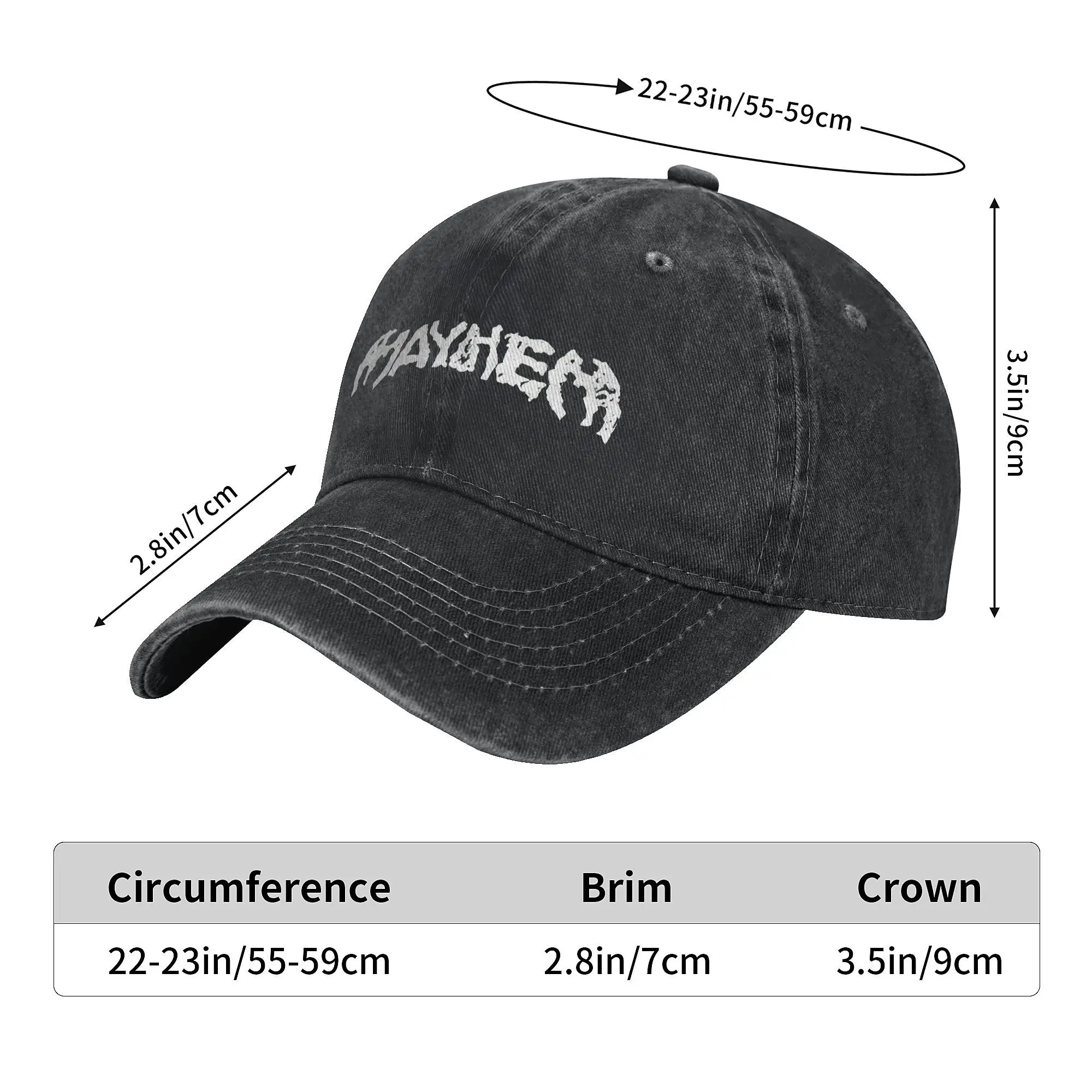 Lady Gaga Mayhem 2025 Print Caps for Men Women Cotton  Trucker Hat Daily Headwear Baseball Cap Adjustable 2