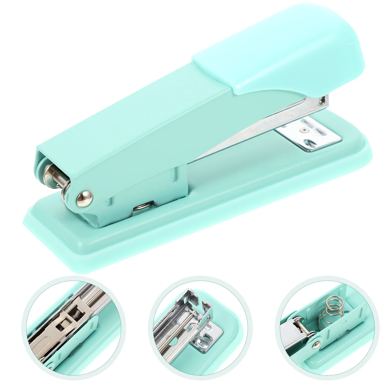 

Macaron Color Multi-function Stapler Convenient Desk Stapler Metal Office Stapler Student Stapling Tool Home Office Supplies