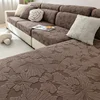 Polar Fleece Flower Jacquard Sofa Cover Is Soft and Comfortable for All Seasons, Anti-Cat Scratch Breathable Sofa Cover 6