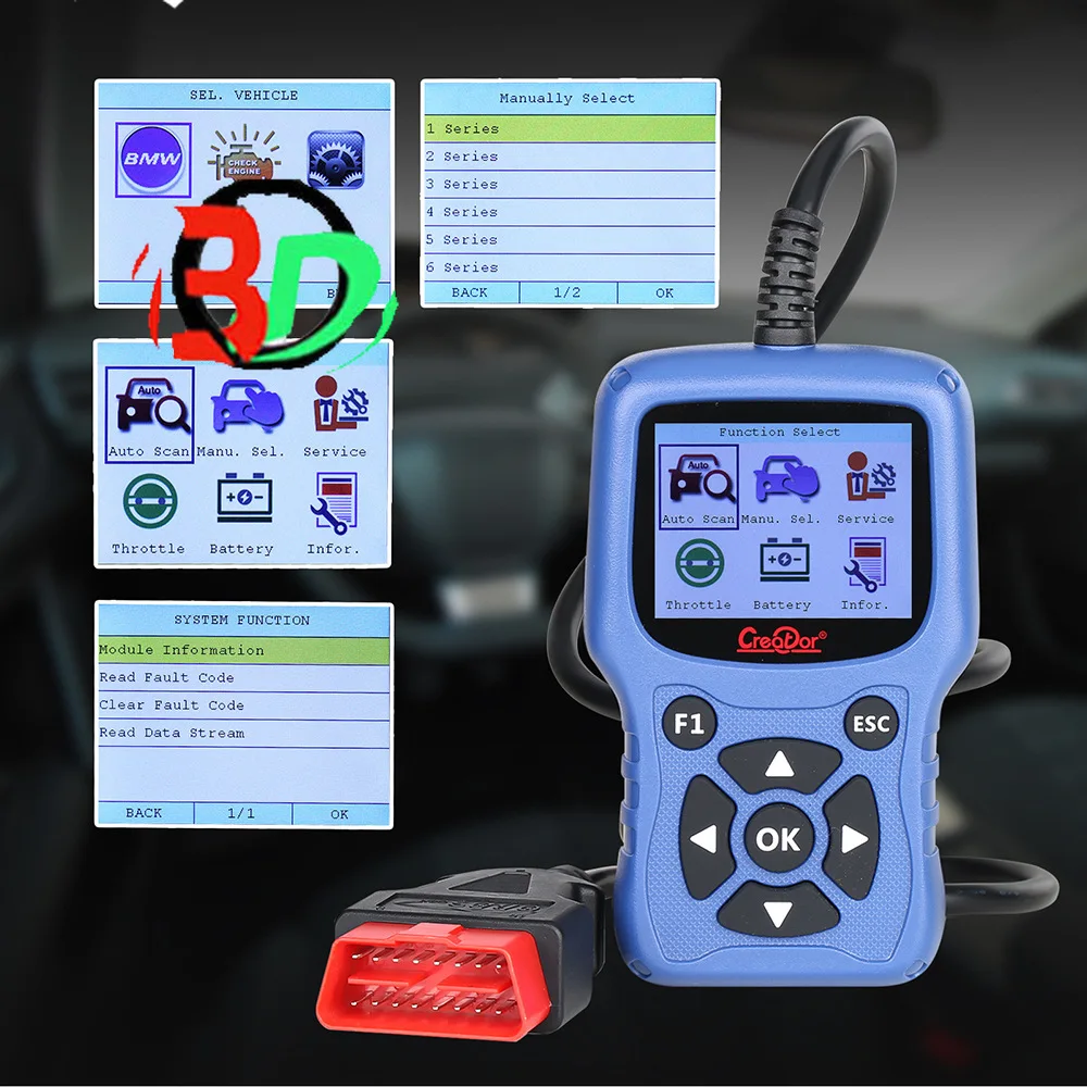 2025年新型OBD2スキャナーコードリーダーCreator C420（BMW用、多言語