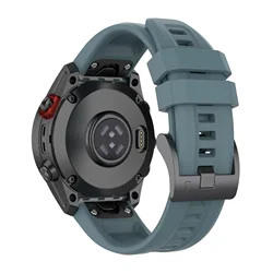 Versatile Quick Fit Silicone Watch Strap - Available in Multiple Sizes (20/22/26mm) - Quick Fit 20mm (Rock blue)