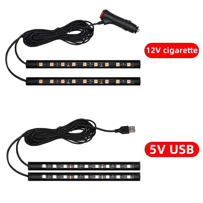 2-in-1 LED Car Neon Footlight 3