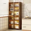Japanese Minimalist Kitchen Cabinets for Home Kitchen Furniture Storage Cabinet Floor Multi-purpose Living Room Storage Cabinets 1