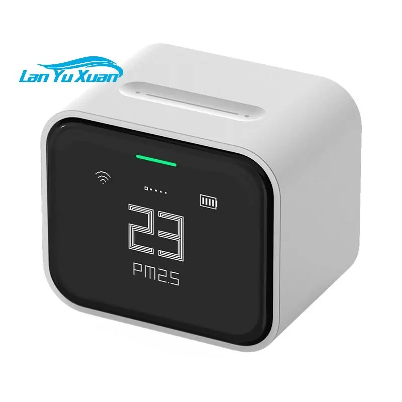 

Qingping Air Detector PM2.5 Haze CO2 Gas Quality Portable Sensor HomeKit