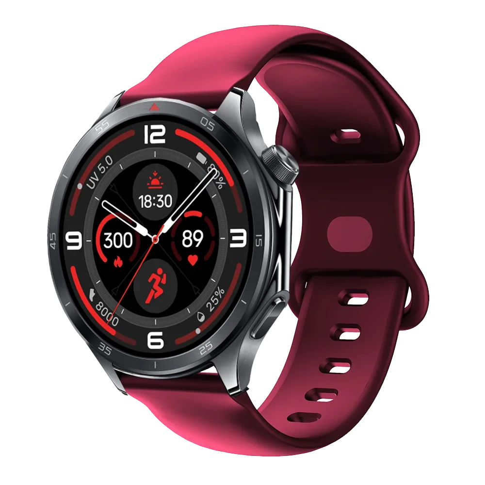 Sport Silicone Strap, 22mm - Premium Watchband Bracelet with Correa Accessories
