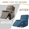 Stretch Velvet Recliner Sofa Cover or Jacquard  Armchair Covers Elastic Non Slip Sofa Slipcovers for Living Room Home 3