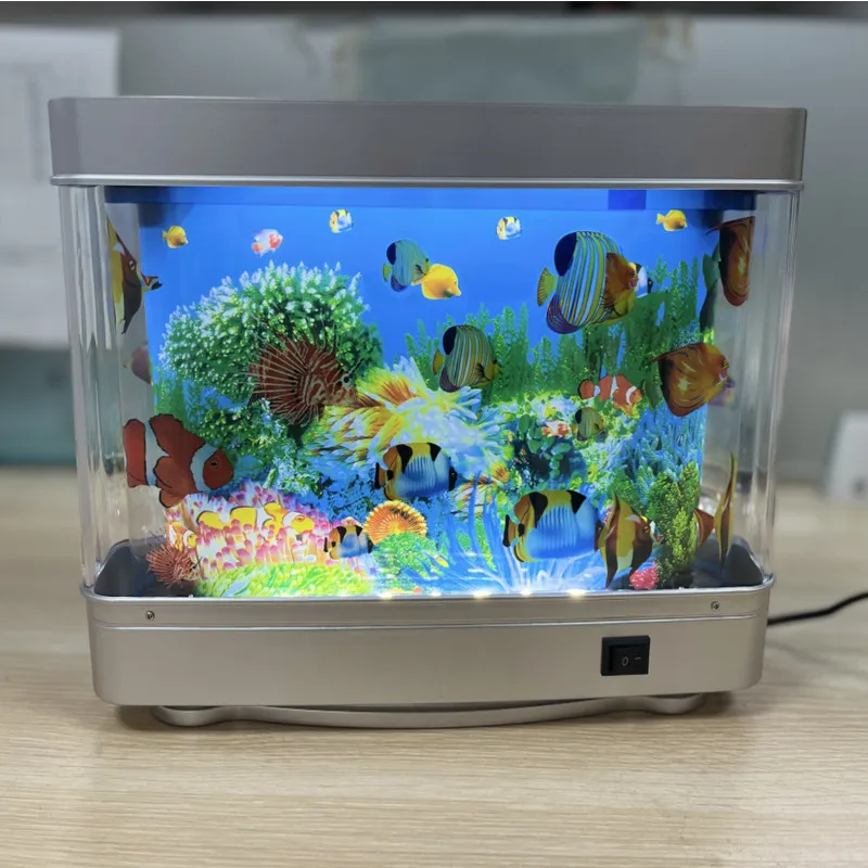 Fake Fish Moving Picture Lamp Aquarium Motion Fish Night