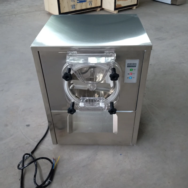 

Commercial Vertical Feed And Mix Hard Ice Cream Machine Batch Freezer Snack Food Equipment