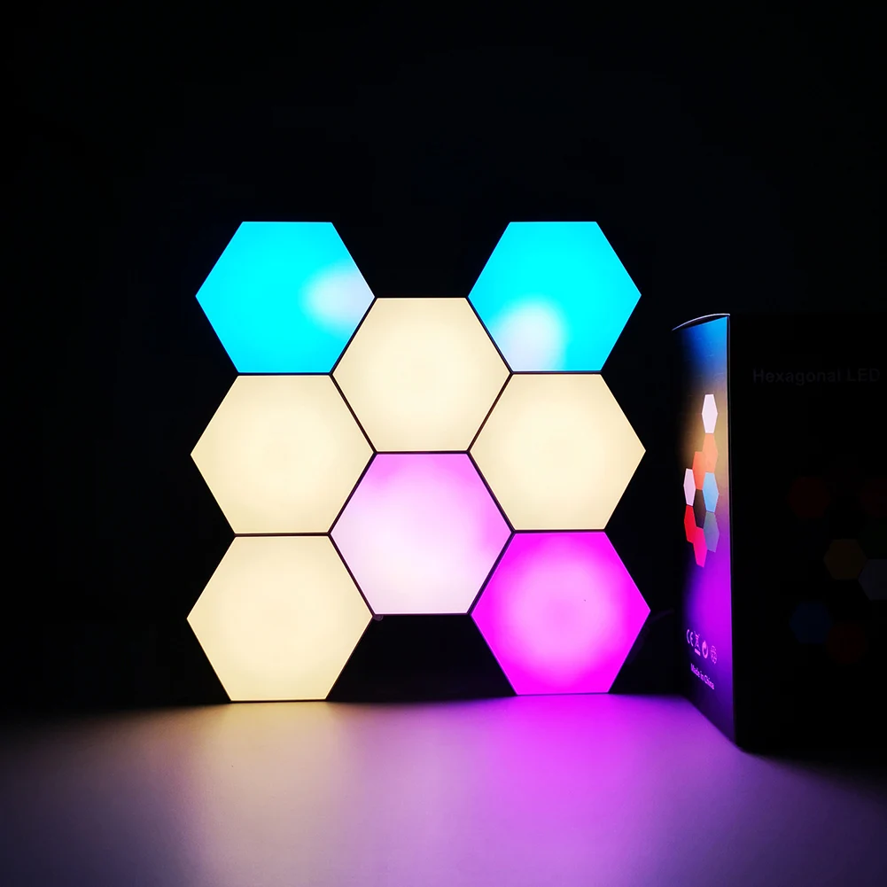 APP Controlled LED Hexagonal Light Smart Remote Control Bluetooth