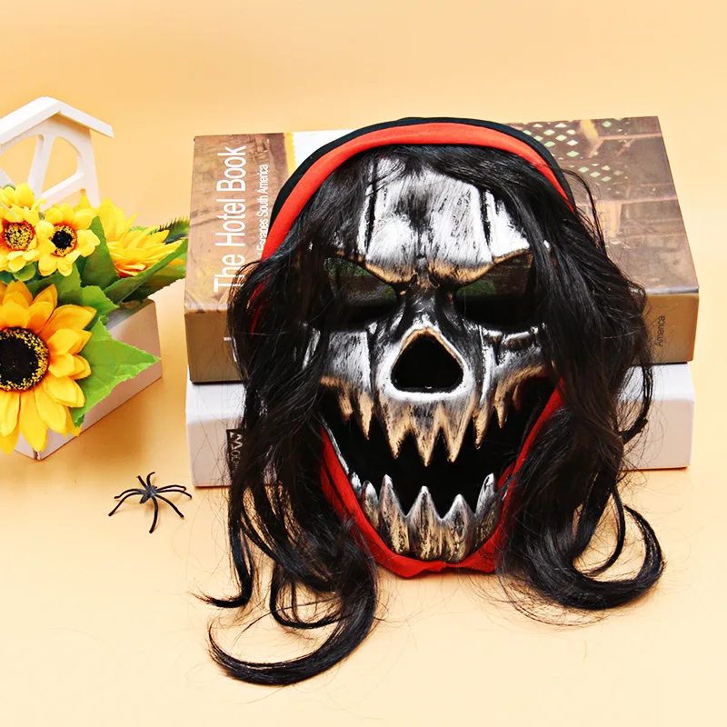 Halloween Terror Mask Scaring Mask Ball Party Decoration Props, Plastic Masks