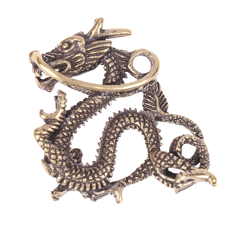 

1 шт., Медная Статуя Дракона в античном стиле