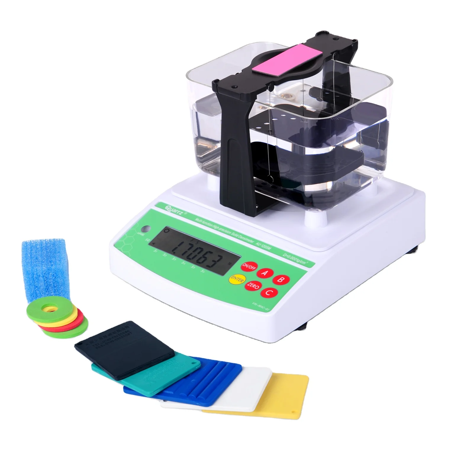 

Rubber Tyre High-precision Balance Scale Multi-function Solid Density Tester Digital Densitometer AU-120RP