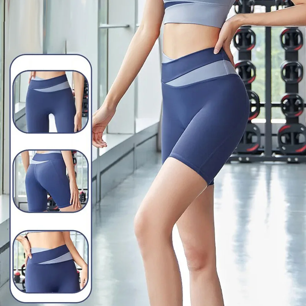 

Yoga Shorts Women Fitness High Waisted Sports Shorts Seamless Push Up Butt Gym Snorts Summer Workout Gym Shorts
