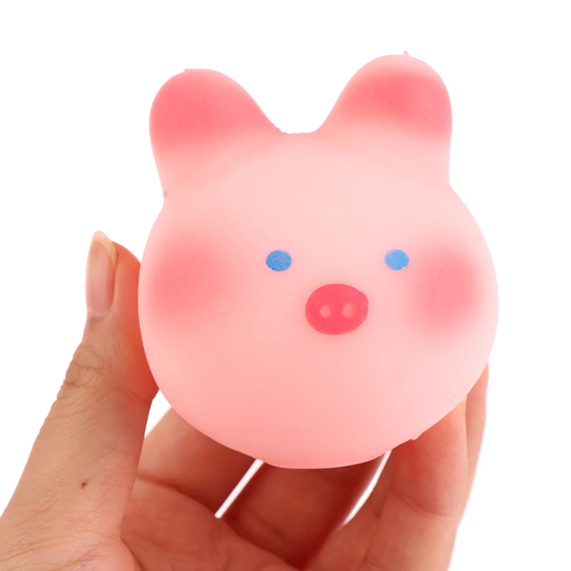 

Kawaii Pink Pig Squeeze Toy Antistress Anti Anxiety Stress Reliever Squishies Mochi Cartoon Animal Toy Birthday Gift