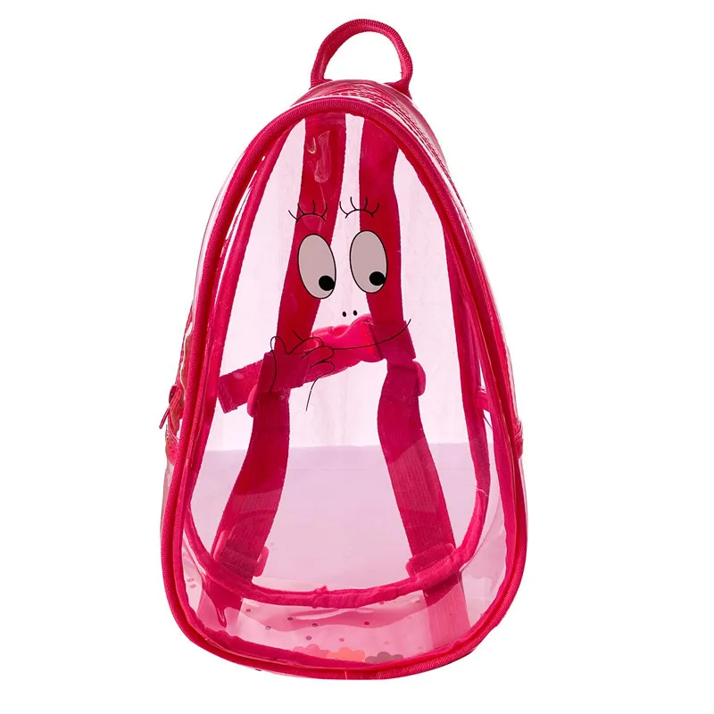 

Children's Cartoon Backpack Cute Toddler Baby Men's And Women's Plastic Transparent Jelly Schoolbag Mochila Escolar School Bags
