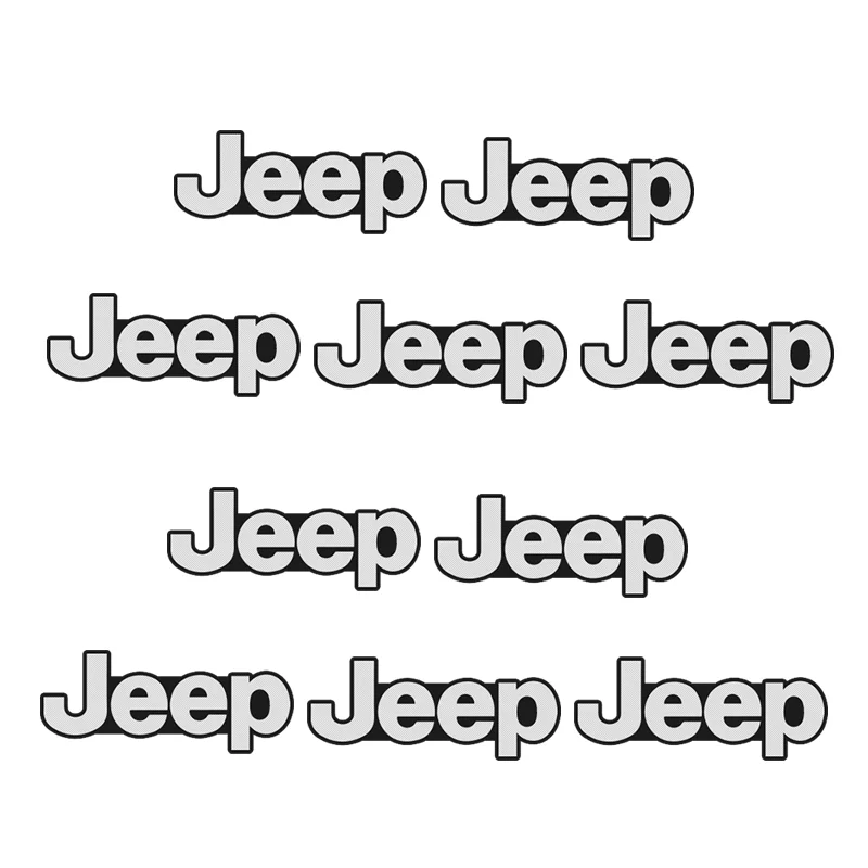 3D Metall Jeep Auto Emblem Abzeichen Aufkleber Dekorative Aufkleber für Jeep Wrangler Grand Cherokee Compass Wagoneer Gladiator Avenger JK – Detail 8