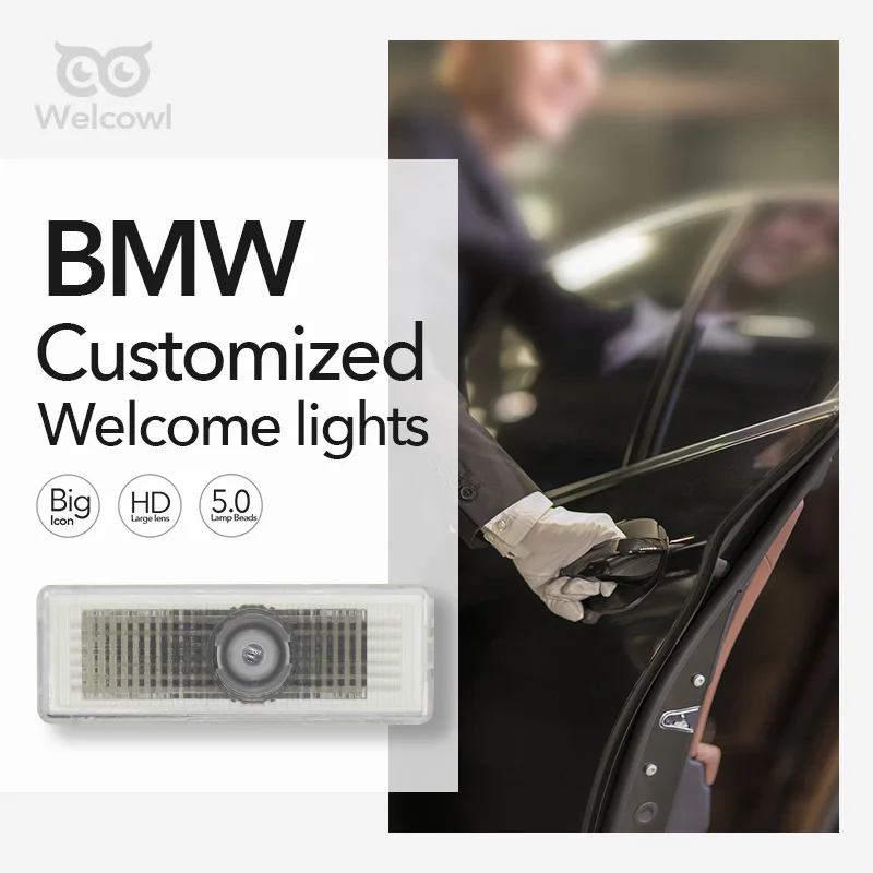 

Welcome Car Door Light For BMW 5Series 2 3Series Z4 6 7 8 X3 X1 X5 X6 M GT Customized Icon reception hotel Company