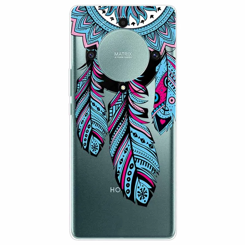 Cartoon Clear Soft Silicone TPU Phone Case for Honor Magic 5 Lite 5G