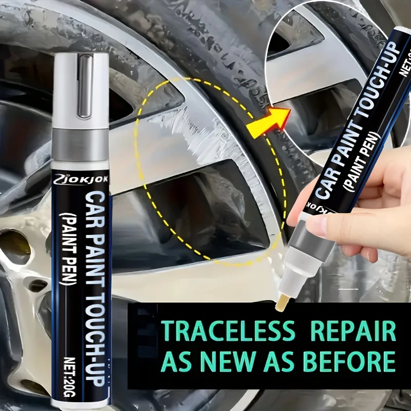 Silver Color Wheel Scratch Repair Pen, Quick Fix for All