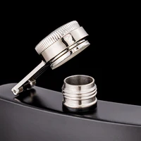 Custom Groomsmen Gift Engraved Best Men Black 6oz Hip Flask with Gift Box Set Personalised Gift for Him Fathers Day Dad Gift 3