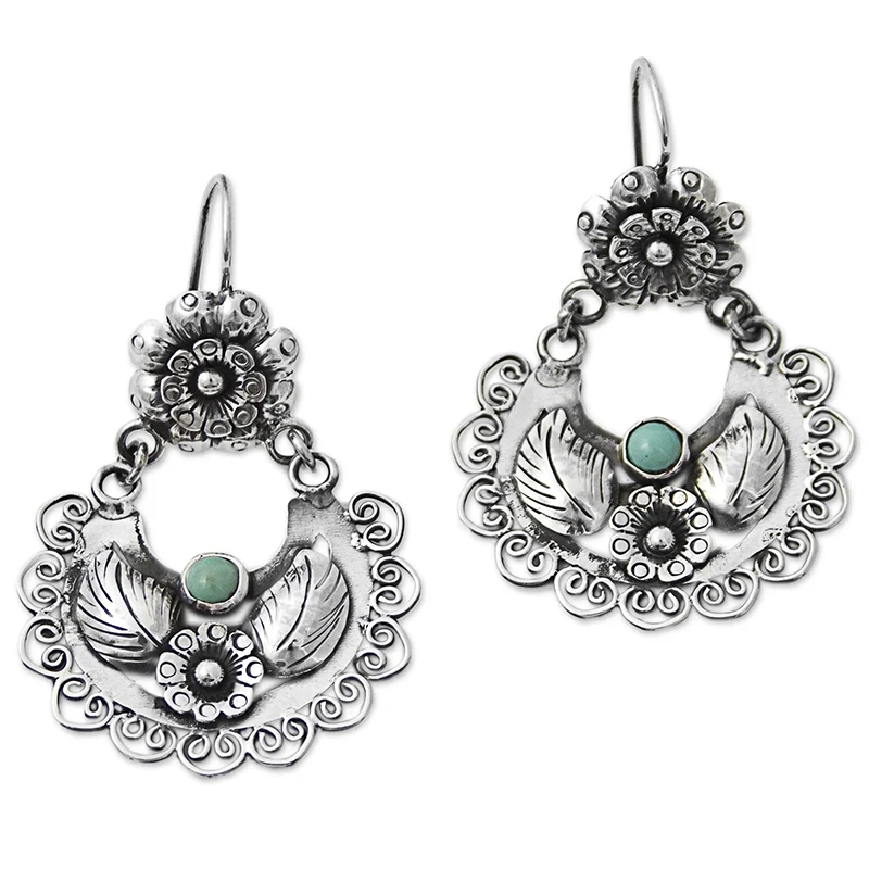 Women Long Earrings Drop Tassel Flower Boho dangle earrings drop earrings flower earrings long earrings crystal tassel earrings
