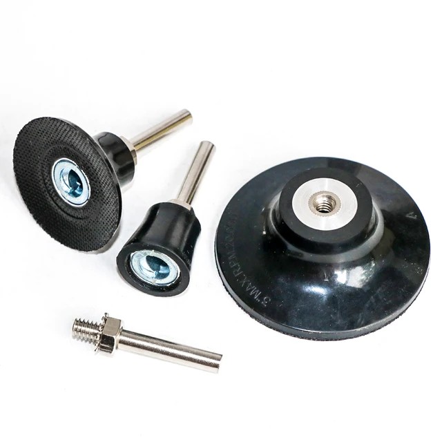 Supporto Dischi Abrasivi Roloc Da 2'' Con Gambo 1/4'' - Per Smerigliatrici E Levigatrici - Foto 5