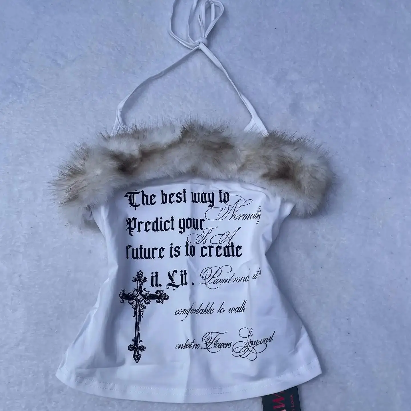 Естетика Графічний принт Ретро-кроп-топ Модний хіп-хоп без рукавів Готичний унікальний жилет Slim Rock Y2k Tank Top Streetwear Stripe