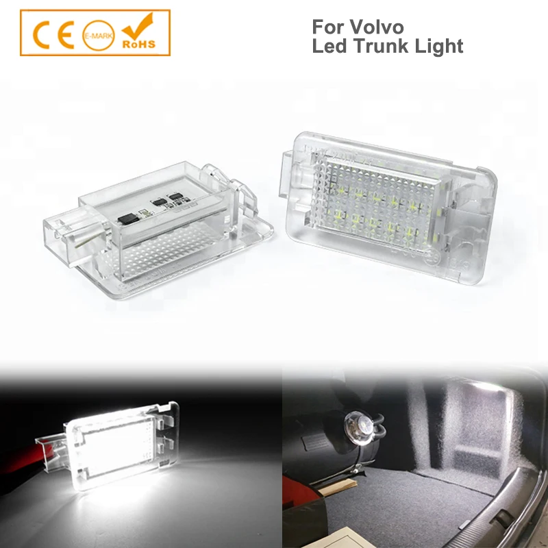 

2 шт. 18smd светодиодный Чемодан отсек багажник ног светильник лампы для Volvo XC70 S60 V60 S80 C70 V70 XC90 C30 S40 V40 V50 XC60